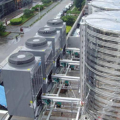 港灣酒店空氣能熱泵集中供熱熱水工